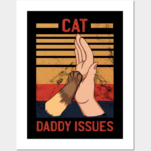 cat dad Wall Art by DopamIneArt